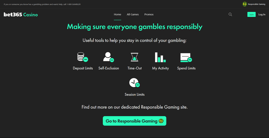 Bet365 Casino Responsible Gambling 