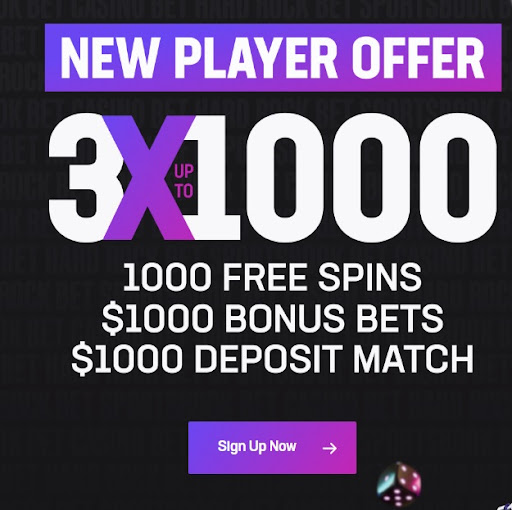 Image for the section Hard Rock Bet Casino Bonus. It shows the bonus offer available for new players.
